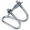 Braçadeira Cruzada para Tubo, Braçadeira Dupla em U para Tubo, Braçadeira Cruzada Dupla em U, Braçadeira Cruzada, Clipe de Fixação Cruzado para Tubo de Aço, Braçadeira Cruzada para Tubo Quadrado