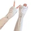 Manga de Hielo para Pesca al Aire Libre, Equitación, Hielo, para Mujer, Sensación de Hielo, Hidratante, Protector Solar, Manga Integrada con Ácido Hialurónico