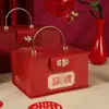 Caja de Dulces para Boda, Caja para Banquete de Boda, Maleta con Tapa Abatible, Caja de Regalo, Caja Vacía, Maleta Perlada, Venta al por Mayor para Dama de Honor y Padrino