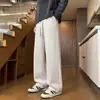 Novedad Otoño 2026 Pantalones Deportivos para Hombre Moda Sencillos Color Sólido Casual Deportivos Talla Grande Corte Holgado Personalidad Pantalones Largos para Hombre