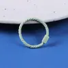 Hebilla Hilo en Espiral Banda Elástica de Goma Banda de Goma Pequeña Cuerda para el Cabello Accesorios para la Cabeza Accesorios para el Cabello Hechos a Mano Accesorios de Bricolaje