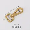 Anillo a presión giratorio para equipaje, punto, placa grande, hebilla, accesorios de hardware, hebilla de perro chapada para colgar lanzamientos altos, hebilla de gancho para mascotas multi-tamaño DIY