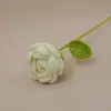 Buquê de Rosas em Crochê Gradiente Feito à Mão, Rosas Tecidas Simuladas, Presente para o Festival Qixi e Dia dos Professores, Flores Eternas
