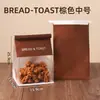 Bolsa de Embalaje para Pan Tostado 250/450g Bolsa para Pan Horneado Firma Bolsa de Embalaje para Pan Tostado Rebanado Fresco Bolsa de Papel Auto-Sellante