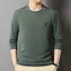 Sudadera con Capucha de Manga Larga y Cuello Redondo Estampada para Hombre 2026 Otoño Nuevo Estilo Casual Simple Cómodo para Hombres Capa Base