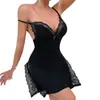 Lencería Sexy Europea y Americana, Suministro para Comercio Exterior de Amazon Ebay, Ropa de Dormir Sexy Transparente, Lencería Sexy