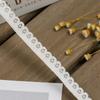 Suministros del Fabricante Cinturón Elástico de Punto de Arroz de Nailon Suave Blanco de 1.0cm Ropa Íntima