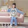 Pijama Infantil Transfronterizo para Mujer de Manga Larga Primavera y Otoño Princesa Madre e Hija Bebé Padre-Hijo Ropa de Casa Traje Verano Ropa para Aire Acondicionado