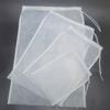 Saco de pó para gelo, saco de pó para gelo, saco de filtro de malha para vinho de nylon de grau alimentício, ferramentas para fabricação de cerveja, leite de soja