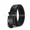 Proveedores de cinturones de hombre con relieve de patrón de cocodrilo Cinturón de hombre hebilla automática cinturón de cuero hebilla de hierro antiarañazos resistente al desgaste