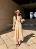 Precio Especial, Sin Devoluciones ni CambiosVestido Elegante con Volantes Estampado de Cintura Alta Xiu Xixi, Vestido Largo de Gama Alta 88485