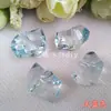 Paquete de Materiales para Pendientes Hechos a Mano DIY Acrílico 19X28mm Asimétrico Cristal de Imitación Cubito de Hielo Cuentas Sueltas Accesorios
