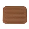 Posavasos de Silicona Colorido Aislante del Calor Vajilla Europea Soporte para Ollas Doméstico Mantel Estera Drenante Alfombrilla para Teléfono de Coche Engrosado