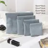 Nova Bolsa de Batom Shrapnel Portátil Pu Bolsa de Armazenamento de Cosméticos Porta-Moedas Portátil Fones de Ouvido Bolsa para Batom Joias
