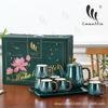 Set de Cerámica para el Hogar de Lujo de Aspecto Elevado, Accesible, Caja de Regalo, Tetera para Agua Fría, Juego de Té, Taza de Agua Souvenir, Taza de Café Creativa