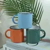 Nueva Taza de Cerámica Brillante Glaseada de Color Caramelo Taza de Leche con Logo Imprimible y Grabado Taza de Regalo