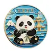 Ímã de Geladeira Panda Deslizante Personalizado Metal Magnético Cultural e Criativo de Chengdu Adesivo Magnético Fofo Souvenir de Trilho Deslizante do Turismo de Sichuan