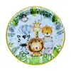 Decorações de Festa de Aniversário Infantil Pratos Grandes de 9 Polegadas Pratos de Papel Decorativos de Desenho Animado Pratos para Bolo de Festa de Aniversário Pratos de Papel de 9 Polegadas