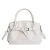 Bolsa Nuvem Plissada Fresca e Simples Estilo Coreano Nova Bolsa de Ombro Transversal Primavera e Verão 2026 Bolsa Transversal Pequena Casual Feminina