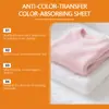 Hojas Protectoras de Color para Ropa JAKEHOE Cuidado Diario Suave Hojas para Lavar para Prevenir la Decoloración y la Mezcla de Colores