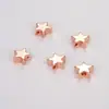 Accesorios para Joyería Cobre Electrochapado Conservación del Color 8mm Abalorios de Estrella de Cinco Puntas Pulsera Hecha a Mano Materiales para Collares Abalorios Sueltos de Estrella de Cinco Puntas