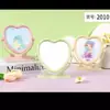 Espejo de Maquillaje de Corazón de una Sola Cara al por Mayor para Tienda Departamental Espejo Simple de Doble Cara Espejo de Maquillaje de Escritorio a la Moda