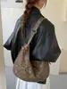 Bolso tote único con estampado de leopardo para mujer, nuevo modelo otoño e invierno 2026, gran capacidad, bolso versátil para el día a día, bolso de hombro y cruzado casual