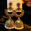 Pendientes de Tassel con Cascabel de Pedrería de Imitación Estilo Corte Pendiente de Cascabel Bohemio Diseño de Nicho Largos para Mujer