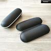 Bolsa com zíper portátil pequena longa Oxford Cloth EVA Glasses Case