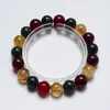 [Moyun Ningxuan] Pulsera de Cristal Natural Oro Negro Super Siete para Mujer Fácil de Combinar Regalo Pulsera de Cristal Blanco Venta al por Mayor