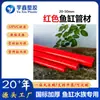 Tubo Rojo Rígido de PVC para Agua Accesorios de Filtro de Fondo para Acuario Caja de Plástico con Tapa Caja de Plástico con Tapa Drenaje de Fondo Tubo de Suministro de Agua para Acuario Marino