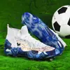 Novas Chuteiras de Futebol Transfronteiriças para Homens e Mulheres, Crianças e Adultos, Tamanho Grande Cano Alto Respirável Chuteiras de Futebol, Chuteiras TF para Mulheres Atacado