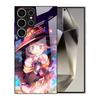 Adecuado para Funda de Teléfono Móvil Samsung A16, Funda de Vidrio S25Ultra Anime A90, Funda Protectora S26Plus Dos Dimensional S24