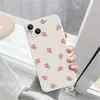 Funda Protectora TPU Anti-Caídas con Agujero de Precisión para Apple 17/18 Pro Max, iPhone 15 Diseño Floral Lindo y Sencillo