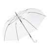 Guarda-chuva Transparente Daguangming Poe para Meninas com Bom Acabamento 8 Varetas Gancho Guarda-chuva Reto Guarda-chuva Transparente Longo Semiatomático Venda por Atacado