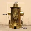 Arte de Hierro Vintage Estilo Industrial Creativo y Único Hidrante de Incendios Cubo de Basura Metálico Grande con Tapa y Pedal de Pie para Sala de Estar y Uso en Exteriores