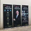 Estante de exhibición publicitaria de fábrica aleación de aluminio Yi Labao 80x 200 marco de póster diseño de imagen al por mayor