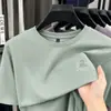 Camiseta de Manga Corta para Hombre Sin Costuras Estampado de Acero Verano 2026 Nuevo Estilo Cuello Redondo Estampada Cómoda Transpirable Fresca Camiseta de Manga Corta para Hombre
