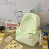 Mochila Simples Estilo Coreano Ins para Mulheres, Grande Capacidade, Moderna e Versátil, Mochila Escolar Estilo College para Estudantes, Mochila Casual Leve