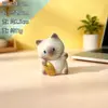 Adorno de Gato Siamés de la Suerte de Resina Figura Linda Decoración de Paisaje en Miniatura para Escritorio Regalo Suministro de Compra para Empresas