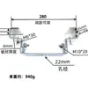 Colgador para viga en I, Soporte para candelabro, Colgador para estructura de acero, Abrazadera ajustable para viga de acero, Abrazadera para colgar viga H, Abrazadera fija para viga