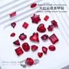 Rinestones Chinos Rojos para Uñas con Base Puntiaguda Irregulares Brillantes Gota de Agua Corazón Inclinado Cuadrado Gordo Año Nuevo Accesorios Rojos para Uñas Venta al por Mayor Transfronteriza