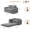 Sofá-cama conversível personalizado, Sofá-cama dobrável de compressão, Poltrona-sofá individual retrátil