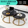 Mesa de centro, sala de estar, mesa redonda para uso doméstico, tampo de madeira, luxo leve, minimalista, moderna, novo modelo 2026, mesa de centro para sofá, mesa de varanda