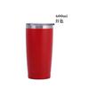 Europa y Estados Unidos Nuevo Vaso para Coche de 20 oz Amazon Vaso con Aislamiento Frío Acero Inoxidable 304 Plástico Rociado Vaso para Coche Vaso Ice Bully