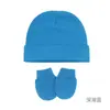 Conjunto de Gorro y Guantes para Bebé Unisex Manoplas Gorro de Algodón para Bebé Guantes Gorro Gorro de Hospital