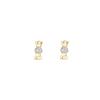 Mini aretes pequeños de caramelo para mujer, simples y versátiles, diseño de nicho, aretes chapados en oro de 18 quilates, aretes de moda nuevos de 2022