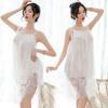 Explosiones de Comercio Exterior Sexy Camisola de Encaje Camisón para Mujer Otoño Nuevo Lencería Sexy Ropa Emocional Personas Hogar Set de Camisón