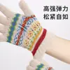 Luvas Espessas de Inverno para Crianças com Punhos Canelados de Camada Dupla, Luvas Quentes de Alta Elasticidade para Mulheres, Luvas de Tricô Espessas para Homens