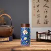 Nueva Taza Energética de Cerámica Esmaltada Jingdezhen con Revestimiento, Estilo de Corte, Gran Capacidad, Calentador de Manos, Taza de Mano con Doble Pared de Aislamiento Térmico